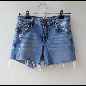 Agolde Distressed Cut Off Jean Shorts Size 26